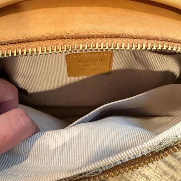 Margot Camel Leather crossbody bag - Picture 5 of 5